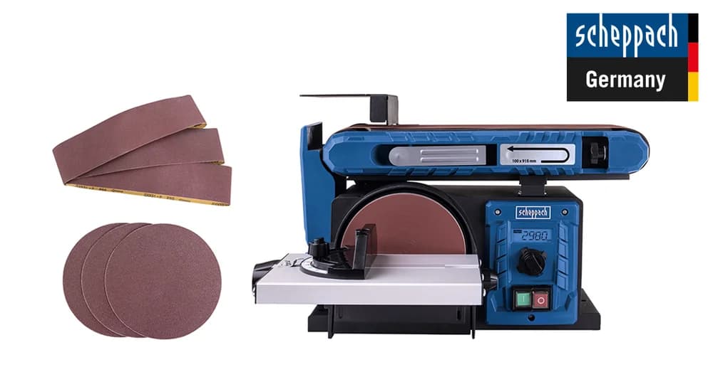 Scheppach BTS900 Bant ve Disk Zımparaara Makinesi