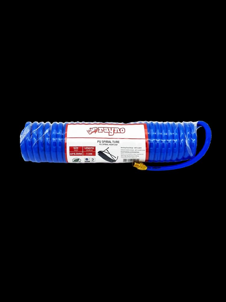 Rayno Spiral Hortum 8 x 5 mm 7.5 M Mavi