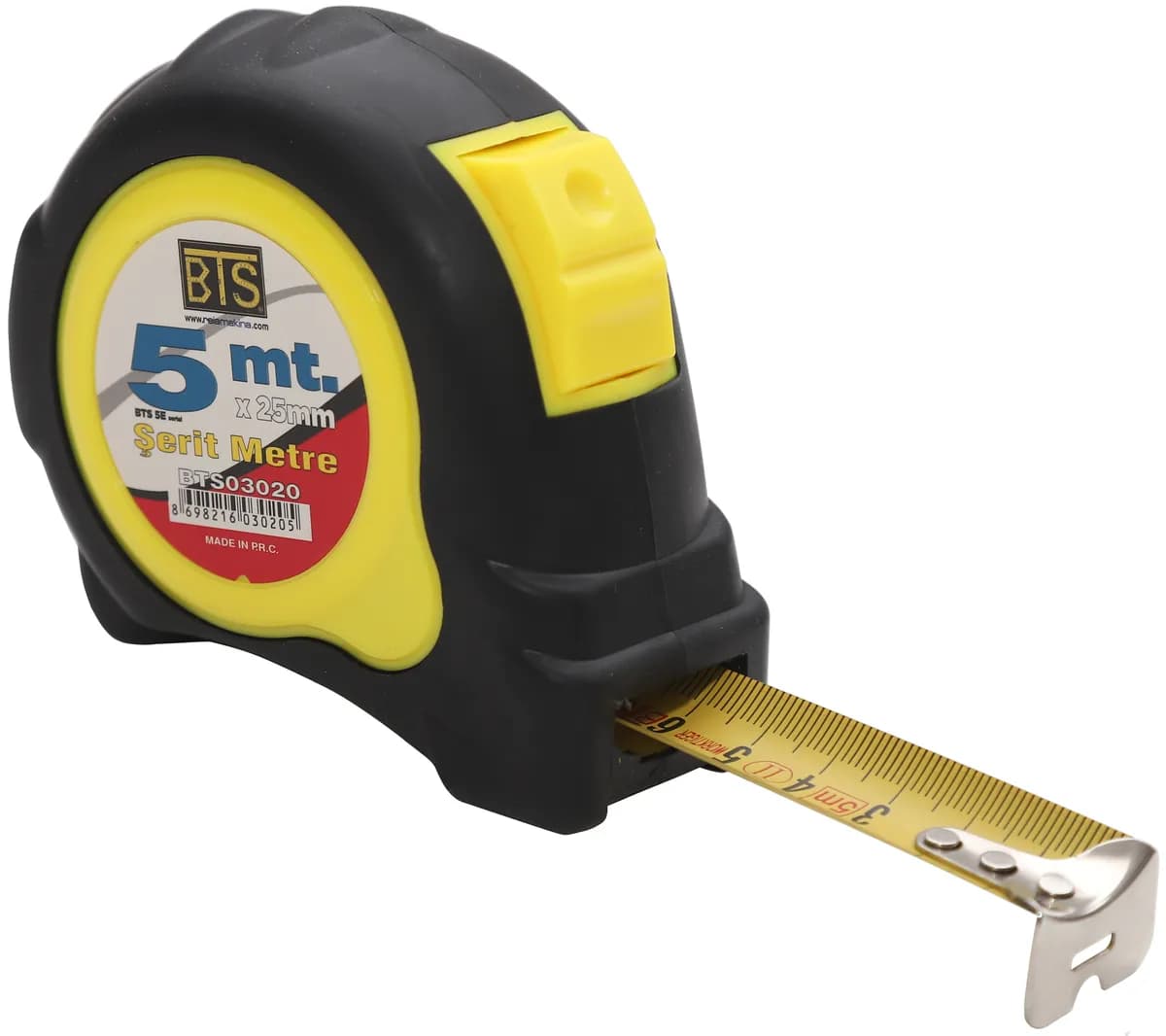 Bts BTS03019 5e Serisi Şerit Metre 3mt X 16mm