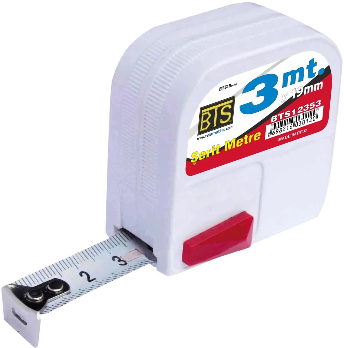 Bts BTS12355 BTS1B Serisi Şerit Metre 5MT X 19MM