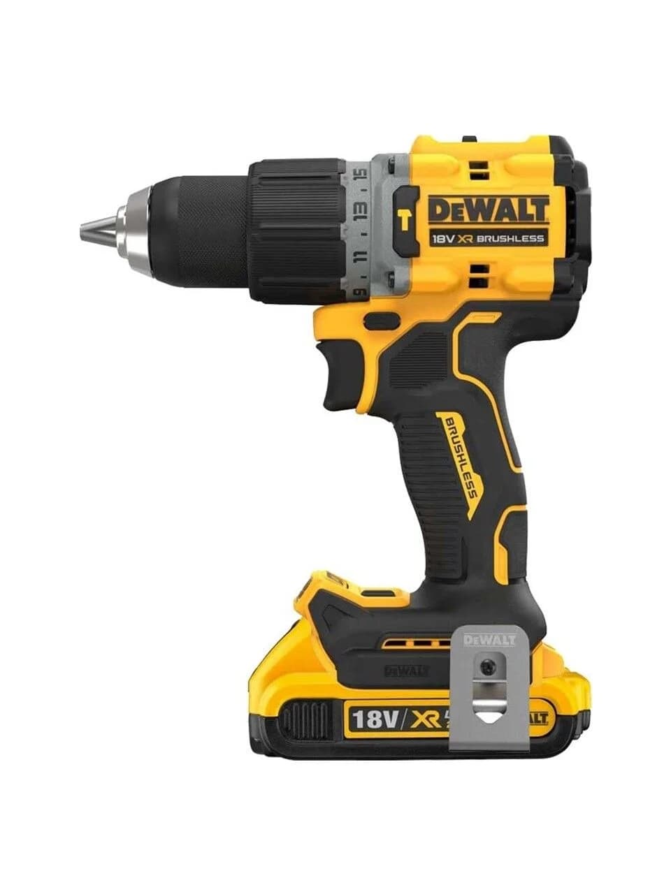 DeWalt DCD805D2T 18V 2.0AH LI-ION KÖMÜRSÜZ ÇİFT AKÜLÜ DARBELİ MATKAP