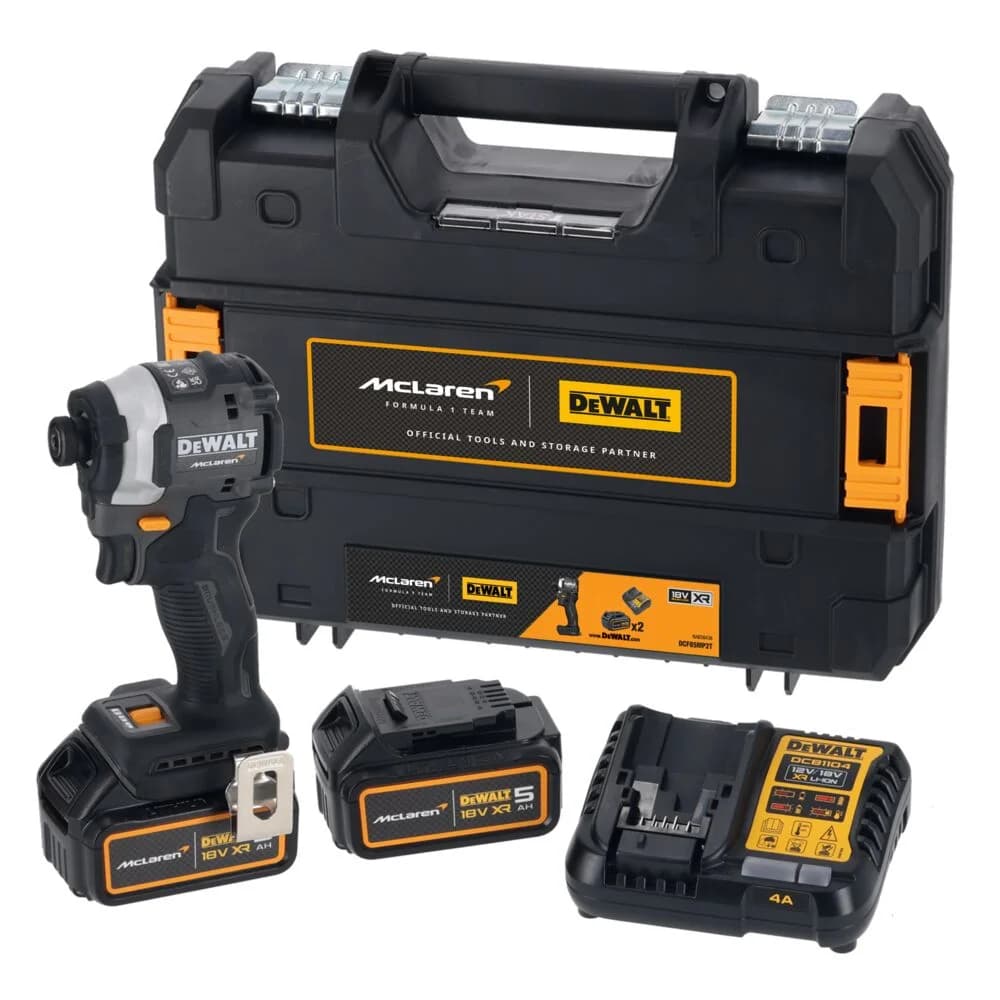 DeWalt DCF85MP2T 18V XR 5.0AH X MCLAREN KOMPAKT DARBELİ TORNAVİDA
