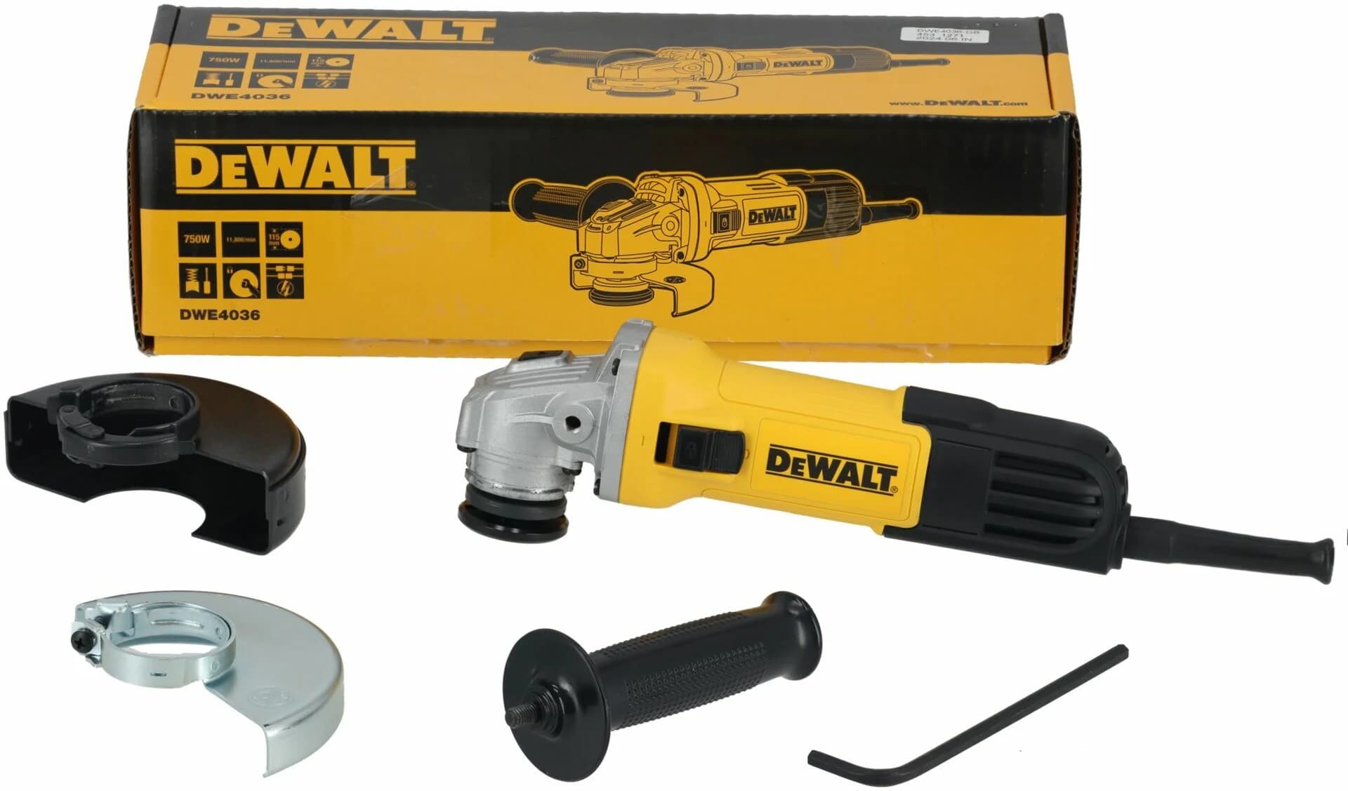 DeWalt DWE4036 750W 115MM NO-VOLT AVUÇ TA?LAMA