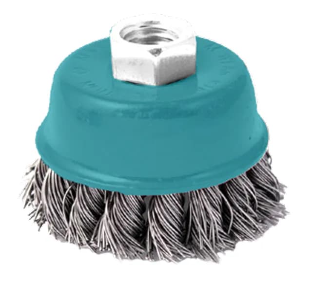 Eurostar DE211065 Çanak Fırça M14 Vidalı Burma Telli Gri 65MM