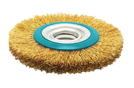 Eurostar DE250175 Daire Tel Fırça Sarı 175MM