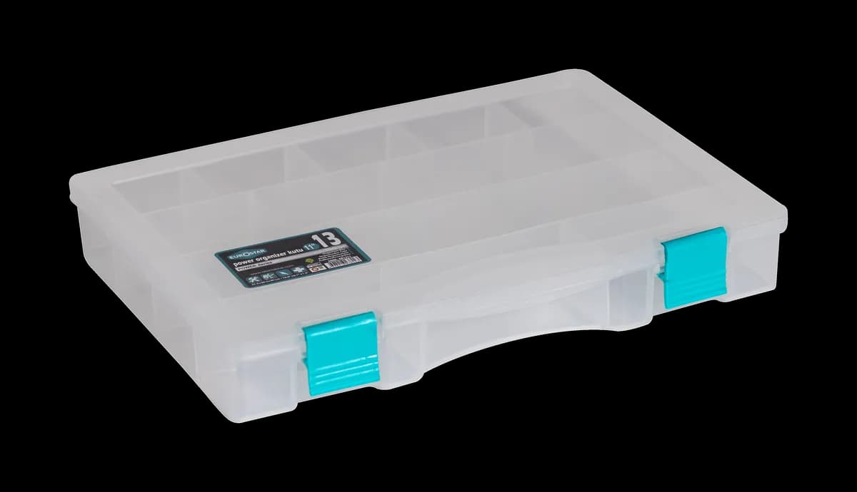 Eurostar KK1311 Power Şeffaf Organizer Kutu 11"