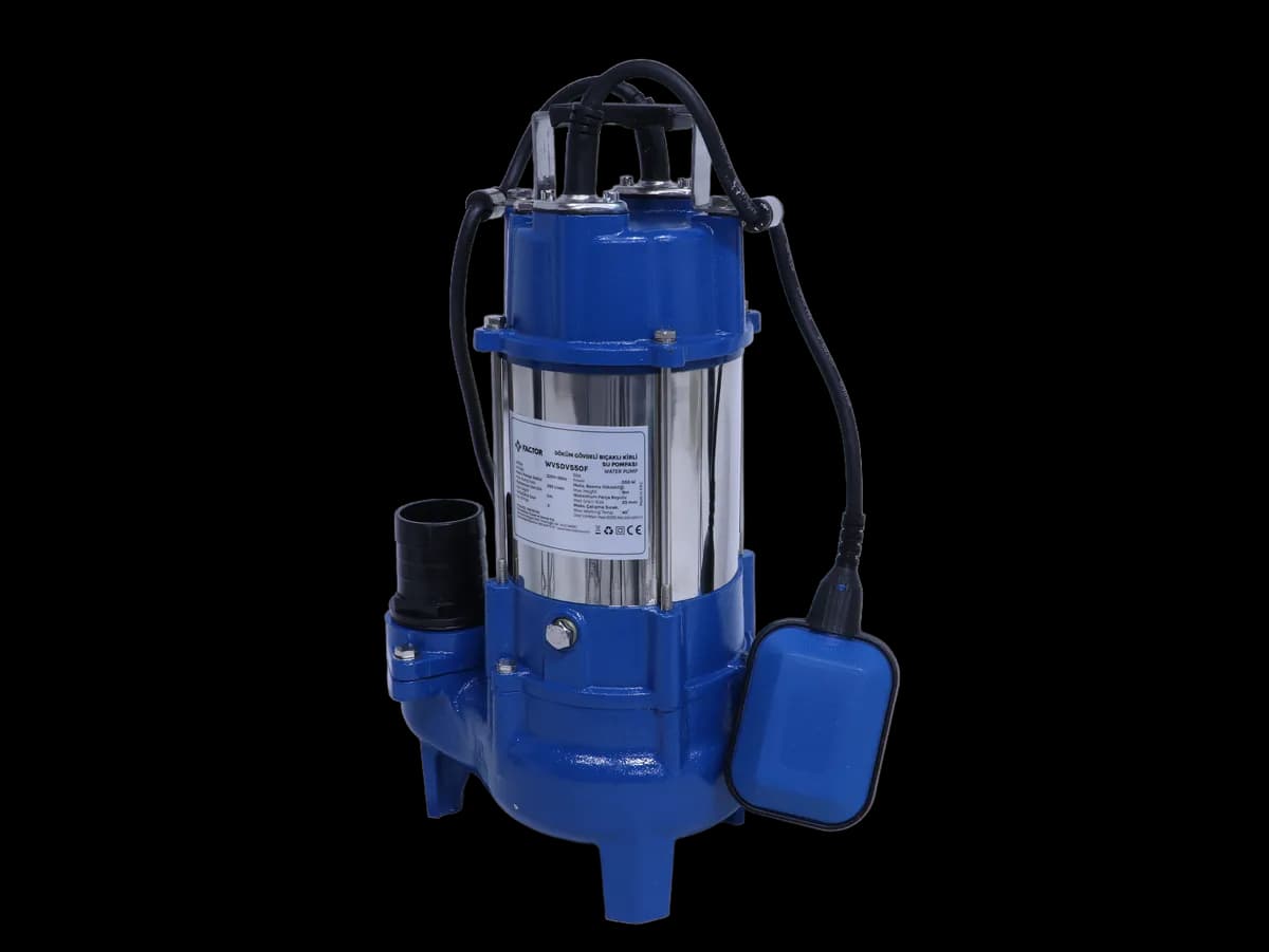 Factor WVSDV550F 550w Döküm Gövdeli Kirli Su Pompası
