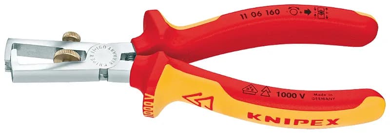 Knipex 1106160 Vde Kablo Sıyırma Pensesi 160 mm