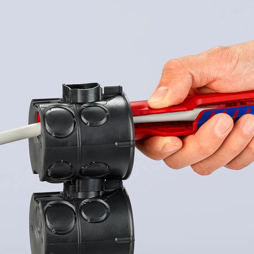 Knipex 1680175SB Kablo Sıyırma Aleti 175 mm thumbnail 2