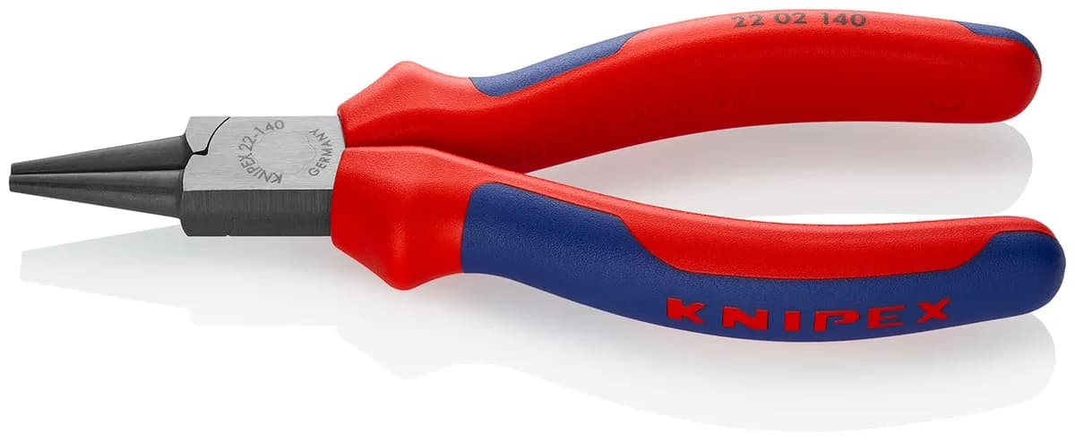 Knipex 2202140 Yuvarlak Uçlu Kargaburun 140 mm