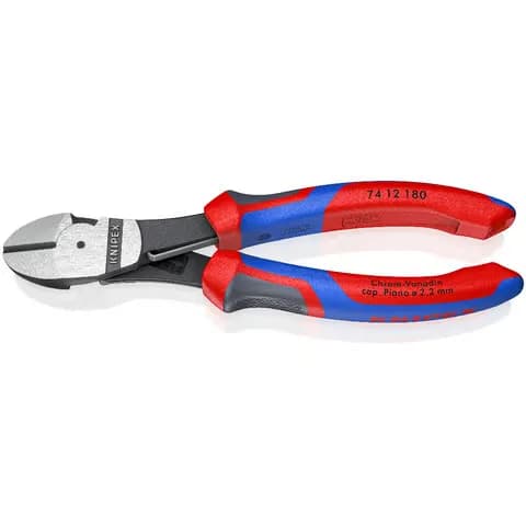 Knipex 7412180 74 12 180 Ağır Tip Yan Keski thumbnail 2