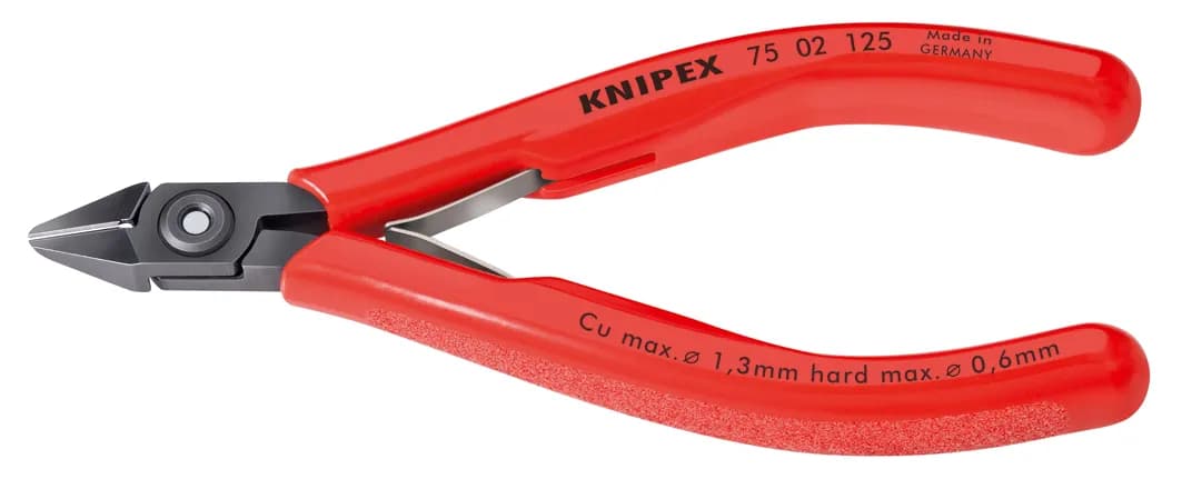 Knipex 7502125 Elektronikçi Yan Keski 125 mm