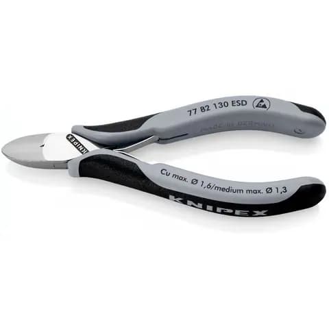 Knipex 7782130ESD Elektronikçi Yan Keski- Esd