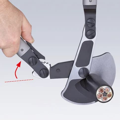 Knipex 9532038 Teleskopik Kollu Cırcırlı Kablo Makası 570 - 770 mm thumbnail 2