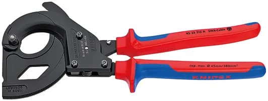 Knipex 9532315A Cırcır Mekanizmalı Kablo Makası 315 mm