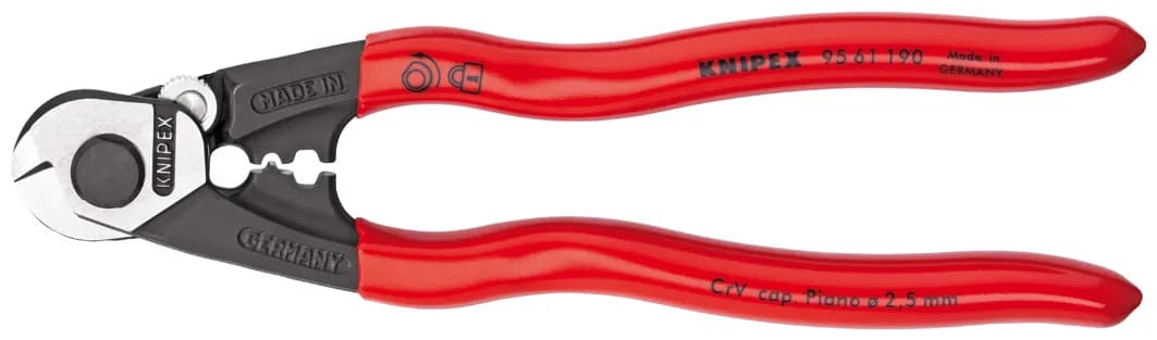 Knipex 9561190 Çelik Tel Kesme 190 mm