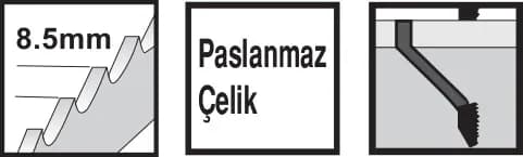Knisaw KS44004 Kılıç Testere Bıçağı 300 mm thumbnail 2
