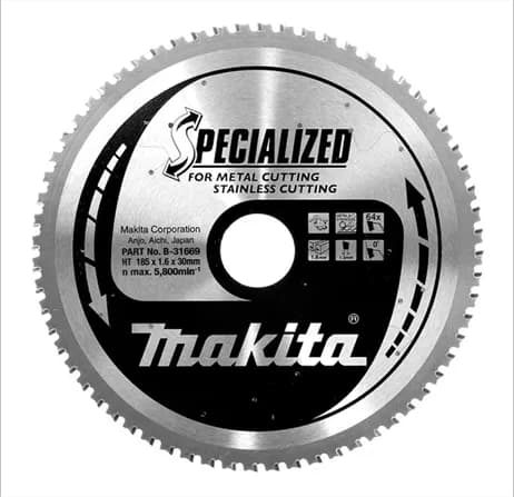 Makita B-31669 Metal Kesme Daire Testere 185x64 Diş