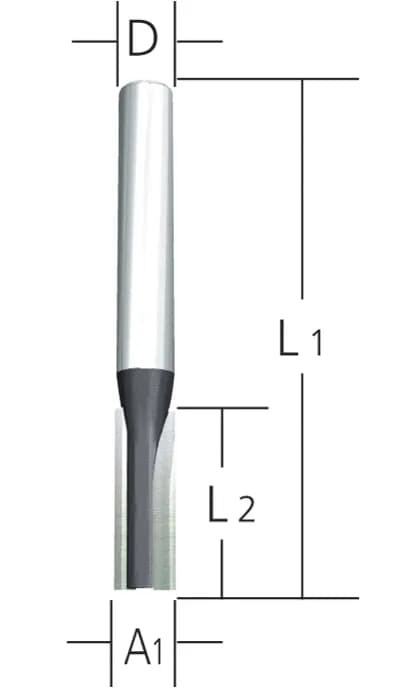 Makita D-07892 Freze Bıçağı 12x12 mm thumbnail 2