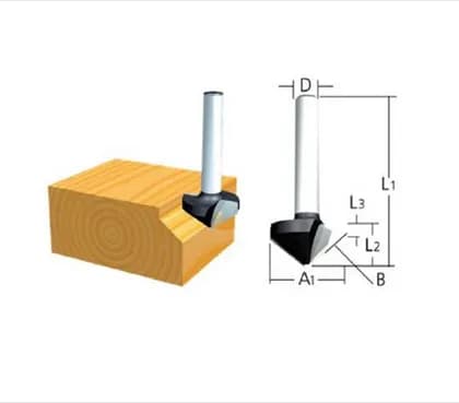 Makita D-09385 Freze Bıçağı 6x20 mm