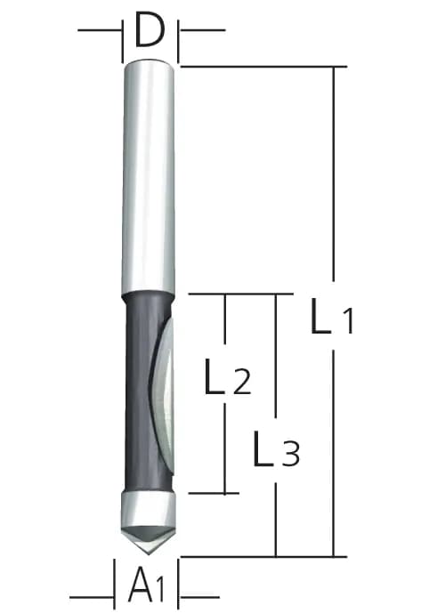 Makita D-10578 Freze Bıçağı 8x8 mm thumbnail 2