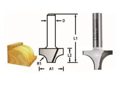 Makita D-48284 Freze Bıçağı 6x25.4 mm