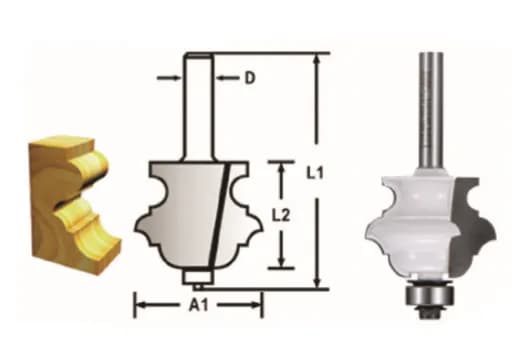 Makita D-48860 Freze Bıçağı 8x34.9 mm