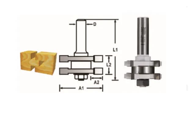 Makita D-48935 Freze Bıçağı 12x41 mm