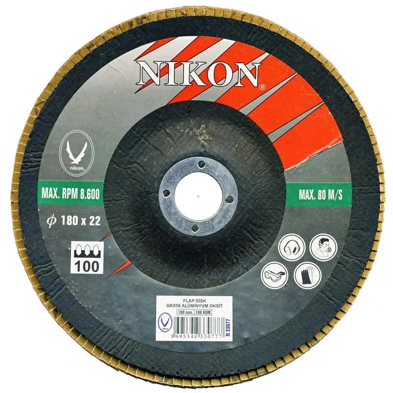 Nikon N33079 Flap Disk 180 mm 120 Kum