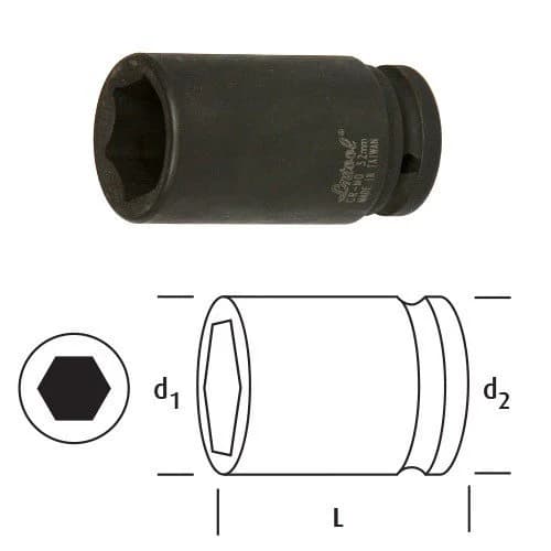 Osaka LN1ID1-15/16 1" 1-15/16 Inch Lokma Derın
