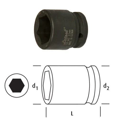 Osaka LN1U200 Uzatma 1" 200 mm