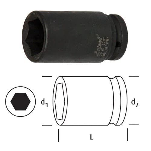 Osaka LN34ID1-13/16 3/4 1-13/16 Inch Lokma Derın