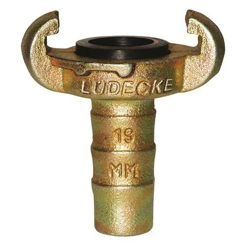 Lüdecke QEKA 10V 1'' Erkek Tırnaklı Kaplin