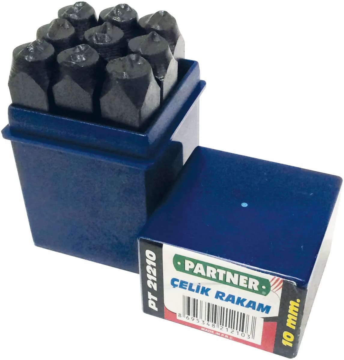 Partner PT21210 Çelik Rakam 9 Parça 8 mm