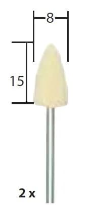 Proxxon 28801 Konik Keçe Polisaj Ucu