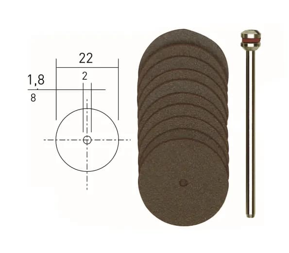 Proxxon 28810 Kesme Diski 10 Lu 22 mm