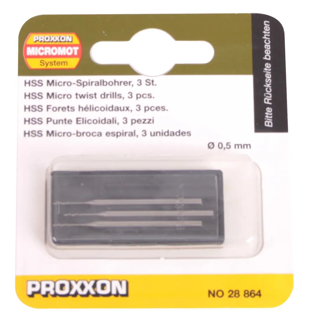 Proxxon 28864 Hss Matkap Ucu 3 Lü 0.5 mm thumbnail 2