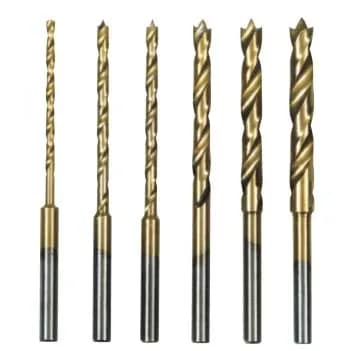 Proxxon 28876 Merkezleme Uçlu HSS Spiral Matkap Ucu Seti - 6 Parça