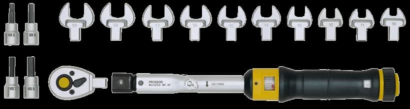 Proxxon Endüstriyel 23341 Microclick Tork Anahtarı MC60-MULTI, 12 – 60NM.