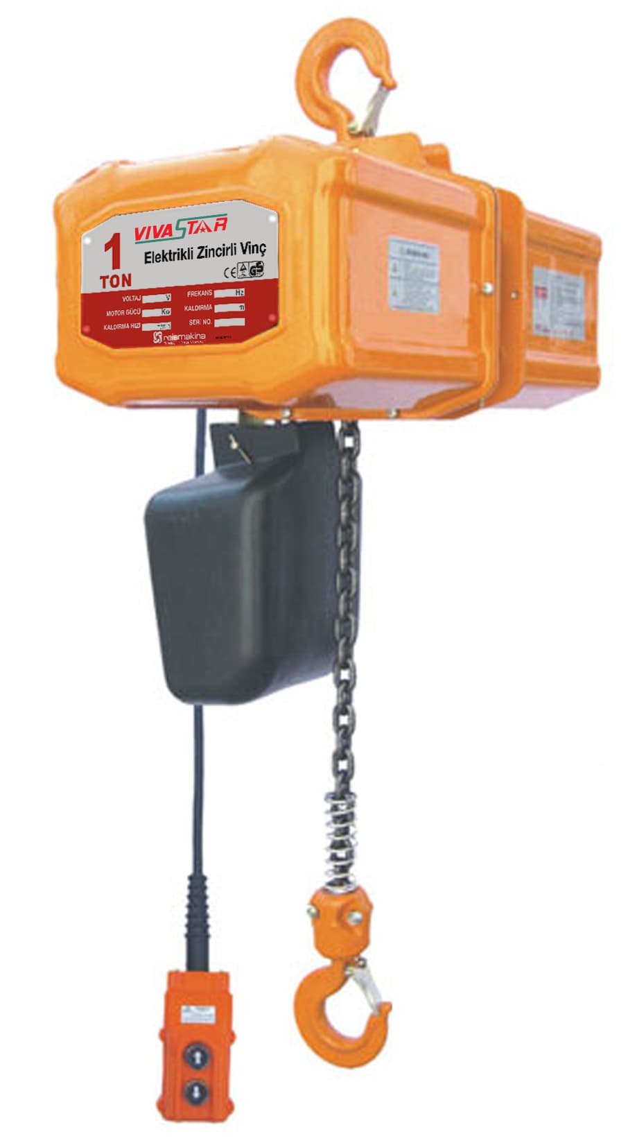 Vivastar VVVINC-1 Elektrikli Zincirli Vinç 1000 kg