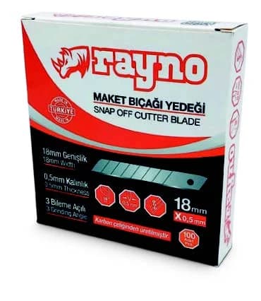 Rayno Maket Bıçağı Yedeği 18MMX 0.5 mm