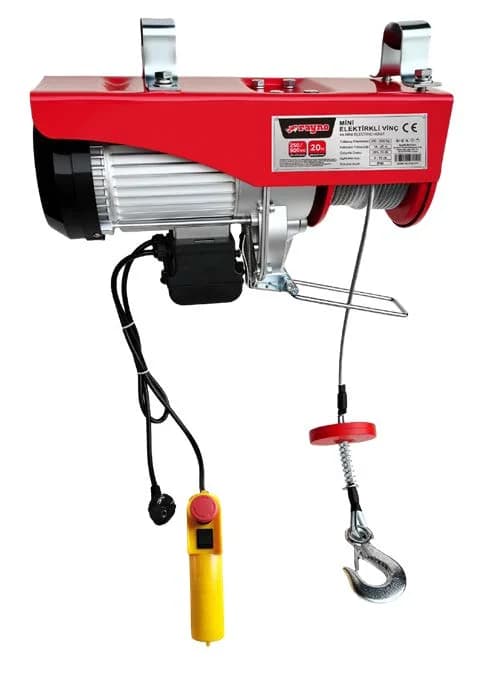 Rayno Elektrikli Mini Vinç 600-1200 kg 20 M