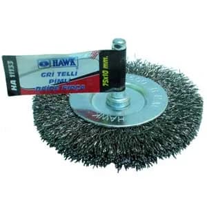 Hawk HA11129 Gri Telli Pimli Daire Fırça 50x6 mm