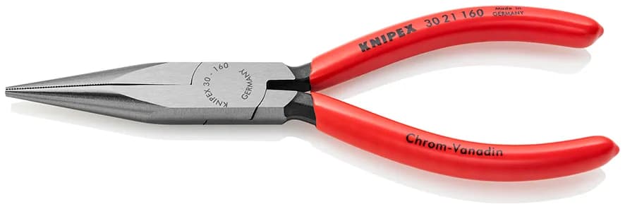 Knipex 3021160 Yassı Ağız Uzun Kargaburun 160 mm