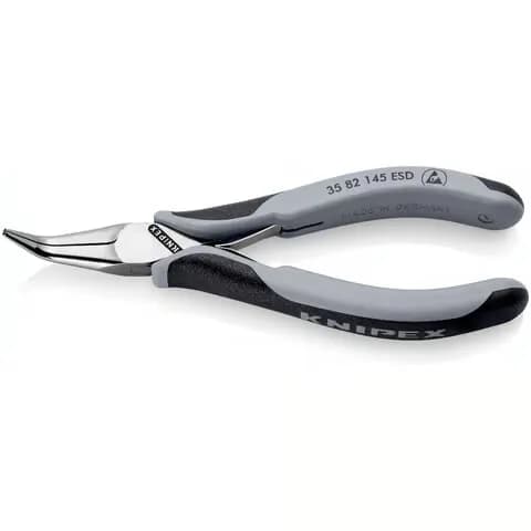 Knipex 3582145ESD Elektronikçi Kargaburun Esd- Kutu Mafsallı