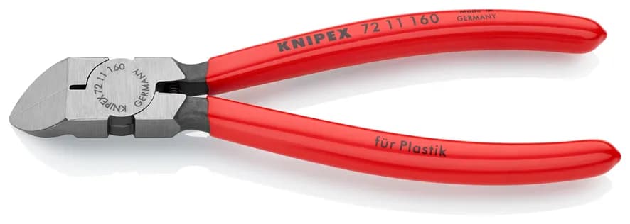 Knipex 7211160 Plastik Yan Keski 160 mm