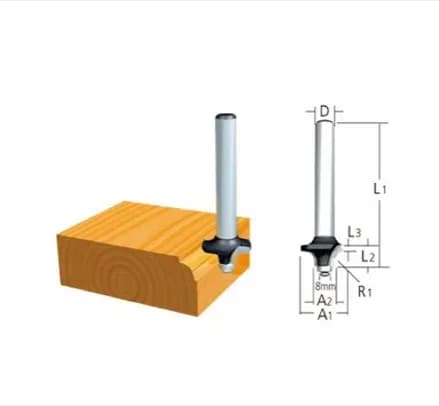 Makita D-09525 Freze Bıçağı 6x20 mm