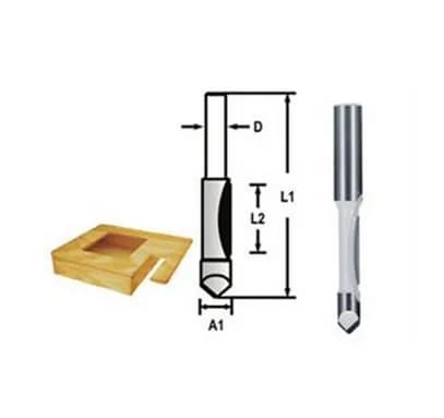 Makita D-47771 Freze Bıçağı 6x6.35 mm