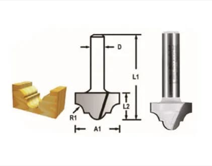 Makita D-48228 Freze Bıçağı 12x25.4 mm