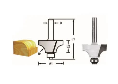Makita D-48446 Freze Bıçağı 6x19 mm